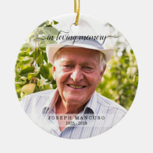 In het liefhebben van geheugen begrafenissympathie keramisch ornament