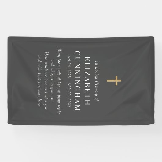 In het liefhebben van geheugenherdenkingsgeheugen  spandoek (Horizontaal)