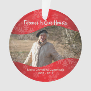 In het liefhebben van Gepersonaliseerde Memorial F Ornament