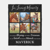 In het liefhebben van gepersonaliseerde Memory Pet Fleece Deken (Voorkant)