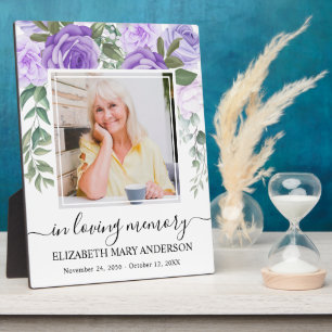 In het liefhebben van het Geheugen Foto Paars Flor Fotoplaat