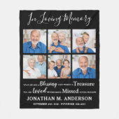 In het liefhebben van het Gepersonaliseerde Geheug Fleece Deken (Voorkant)