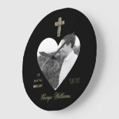 In het liefhebben van Memory Golden Cross Heart Sh Grote Klok (Hoek)