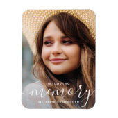 In het liefhebben van Memory Memorial Modern Elega Magneet (Verticaal)