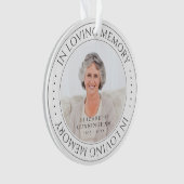 In het liefhebben van Memory Memorial Simple Elega Ornament (voorkant)