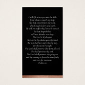 In het liefhebben van Memory Photo Funeral Prayer Visitekaartje (Achterkant)