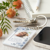 In het liefhebben van Memory Photo Memorial Keepom Sleutelhanger (Voorkant Rechts)