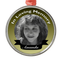 In het liefhebben van Memory Photo Ornament Gold B