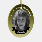 In het liefhebben van Memory Photo Ornament Gold B (Rechts)