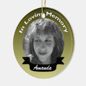 In het liefhebben van Memory Photo Ornament Gold B (Links)