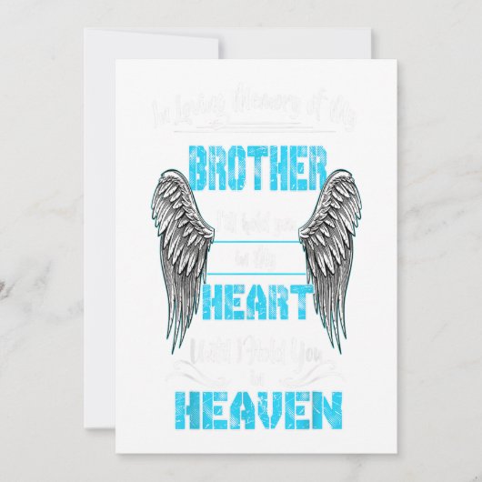 In het liefhebben van mijn broer hou ik je cadeau  aankondiging (Voorkant)