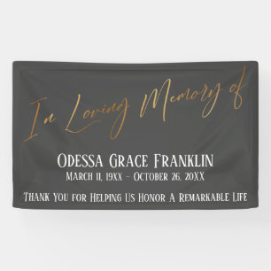 In het liefste geheugen van Gold Handwriting op do Spandoek