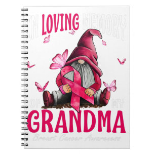 In het liefste geheugen van mijn oma Breast Cancer Notitieboek