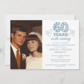 In het maken van 60e bruiloft Jubileum foto Kaart (Voorkant)