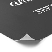 In het maken van 70e Jubileum welkomstbord Poster (Hoek)