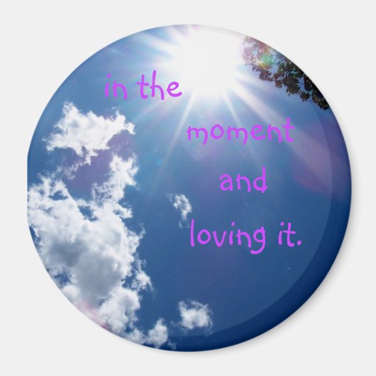In het moment hemel magneet (Voorkant)