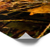 In het nest geslikte boomscheurtjes poster (Hoek)