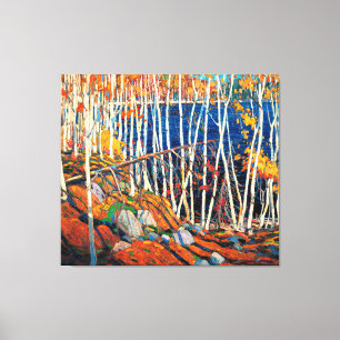 In het Noordland, mooie kunst van Tom Thomson, Canvas Afdruk