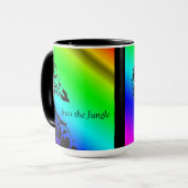 In het Oerwoud (Giraffe) ~ Koffie Mok (Voorkant links)