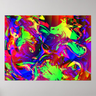 In het Oerwoud, het machtige Oerwoud Poster