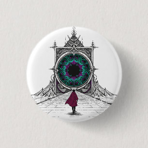 In het offerfeest ronde button 3,2 cm