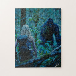 In het onbekende: Bigfoot Encounter Jigsaw Puzzle Legpuzzel