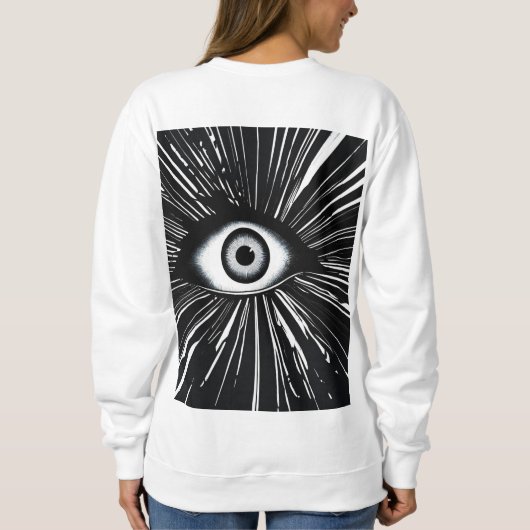 In het oog springende voorstelling trui (Achterkant)