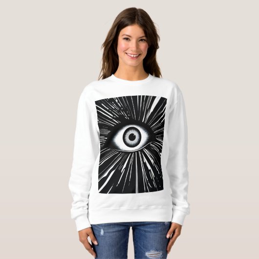 In het oog springende voorstelling trui (Voorkant volledig)