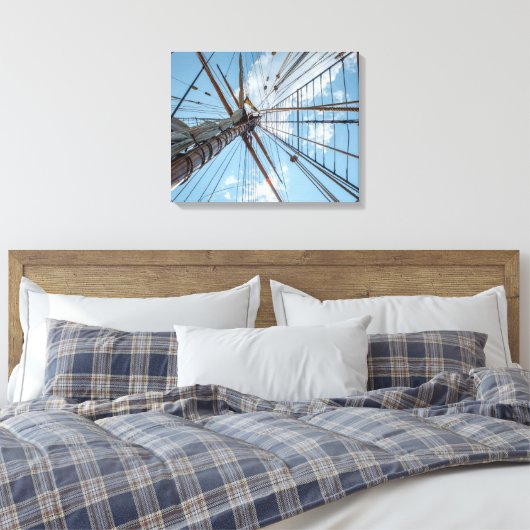 In het Optuigen Canvas Afdruk (Insitu (Slaapkamer))