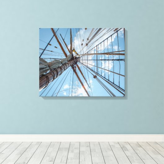 In het Optuigen Canvas Afdruk (Insitu (Houten vloer))