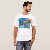 In het Oranje luchtruim T-shirt (Voorkant volledig)