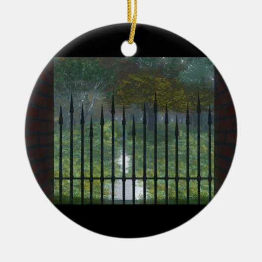 In het Oude bos Keramisch Ornament (Voorkant)