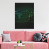 In het park canvas afdruk (Insitu (Woonkamer))