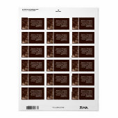 In het park etiket (Full Sheet)