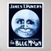 In het Poster van het theater van de blauwe maan (Voorkant)