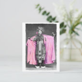 In het roze Briefkaart (Staand voorkant)