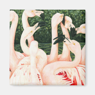 In het roze - Flamingo's Magneet