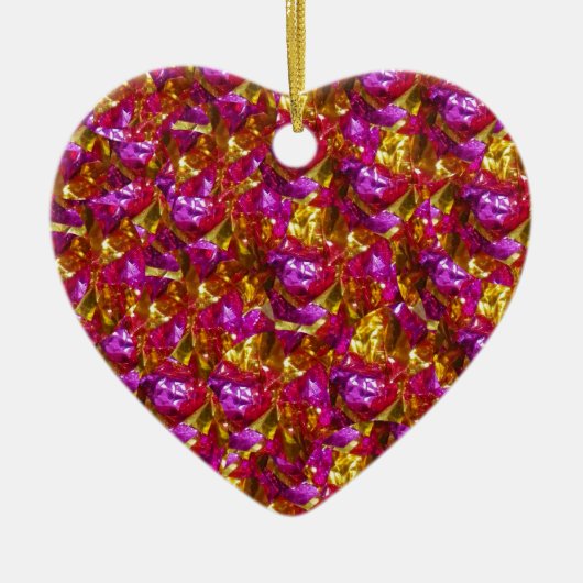In het roze hart ornament (Voorkant)