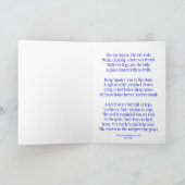 In het rustige Wenskaart Kaart (Binnen)