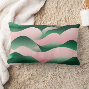 In het Smaragdgroene Zee AI art Kussen