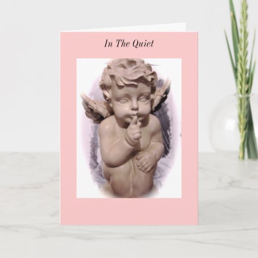 In het stille Wenskaart Kaart (Voorkant)
