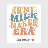 In het tijdperk van de melkboer sticker (Vel)