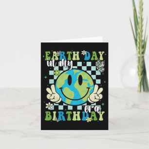In het tijdperk van mijn geboortedag is Earth Day  Kaart
