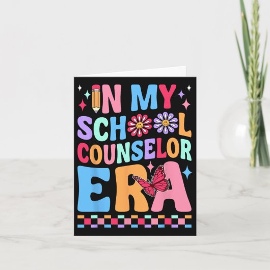 In het tijdperk van mijn schooladviseur kaart (Voorkant)