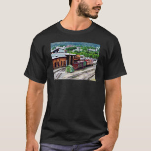 In het trein depot t-shirt