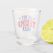 In het Trump tijdperk Shot Glas (Achterkant)