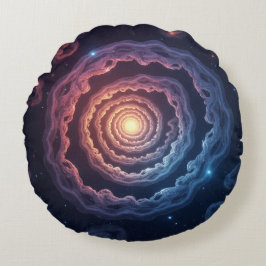 In het universum Pillow Rond Kussen