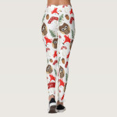 In het Vakantie met de boskerst Leggings (Achterkant)