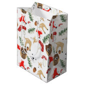In het Vakantie met de boskerst Medium Cadeauzakje (Achterkant Gekanteld)