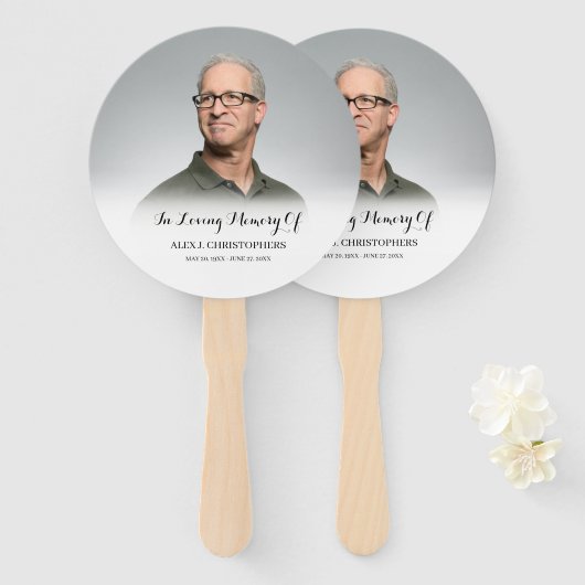 In het Van de Douane van het Geheugen Herinnering Handwaaier (Voorkant en achterkant)